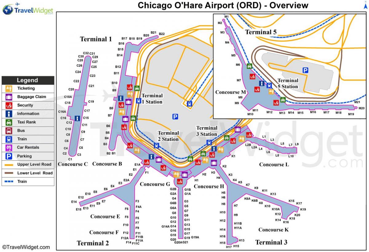 mapu Chicago O Hare airport