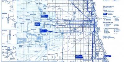 Chicago bus mapu