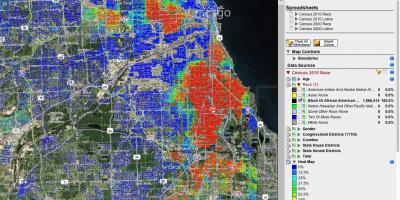 Chicago streľba hotspoty mapu