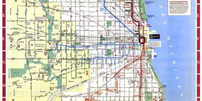 Mesto Chicago mapu