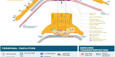 Mapa O Hare terminál 5