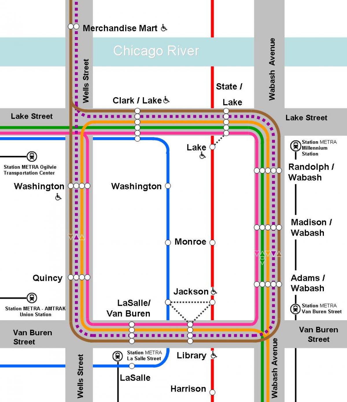 orange line mapu Chicago