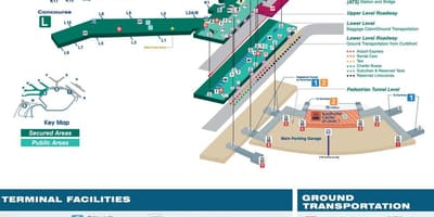 Mapa O Hare airport